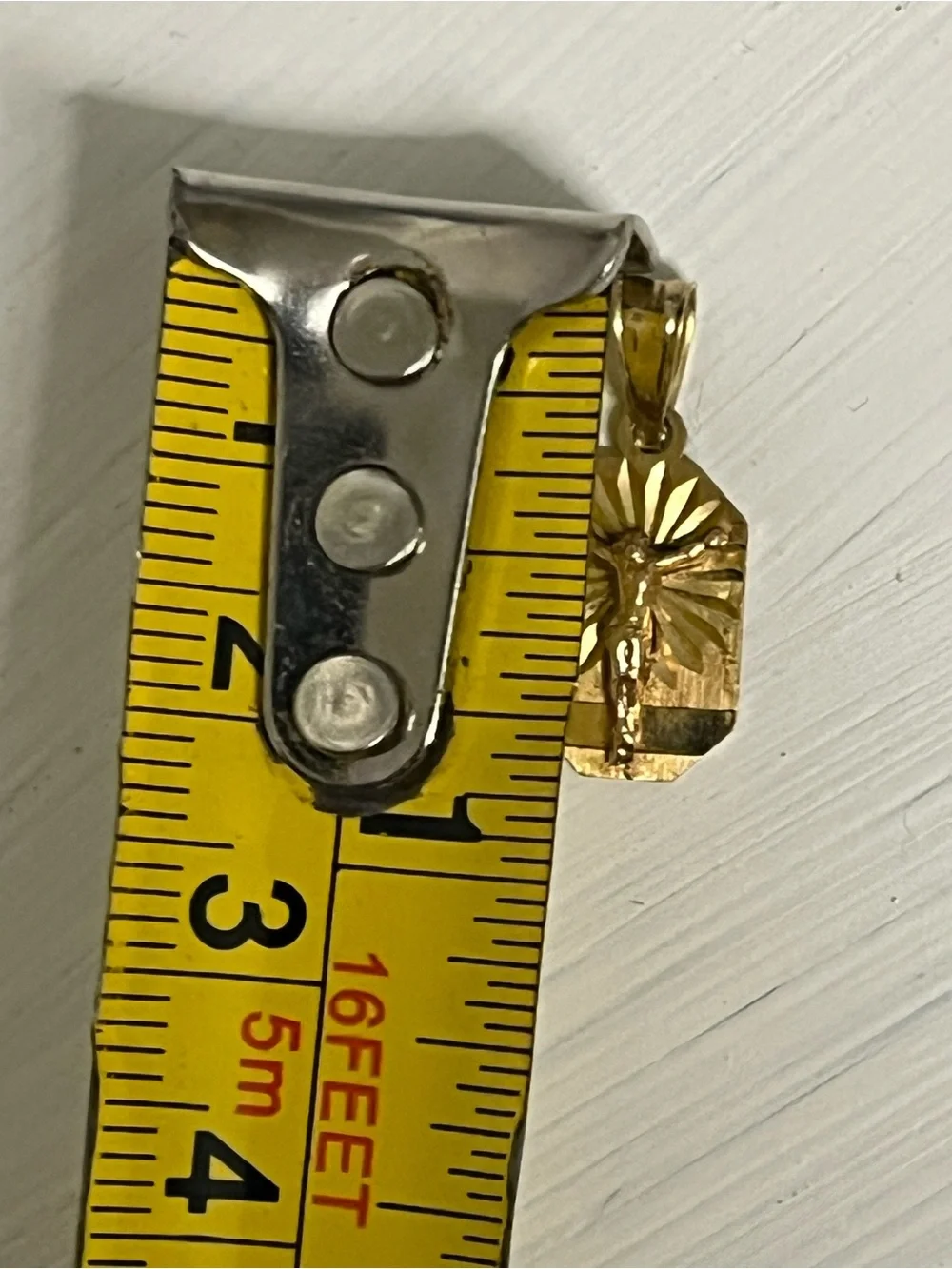 Gold-tone Religious Cross Pendant 14k gold